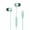 Green, variant on Helix/Retrak UltraBuds SE Lightning Earbuds White Wired Headphones and Earphones