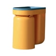 thumbnail image 2 of Soporte de Cepillo de Montado en La Pared con Taza de Gárgaras, Caja de Almacenamiento de Cepillo de de Drenaje de Agua le para Amarillo Macarena Porta cepillo de dientes, 2 of 8