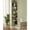 Black, variant on GNWZCUYSNS 5-Tier Corner Shelf, Wall Mounted Floating Shelf, Zigzag Corner Shelf Unit, PVC Rattan Sides, Space-Saving, for Kitchen, Living Room, Bedroom, Boho Style, Black