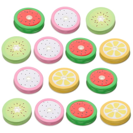 ETHZZLE Canning Lids 20Pcs Tinplate Jar Lids Round Practical Design for Parties