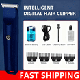 thumbnail image 4 of Men Pro Electric Hair Clippers Beard Trimmer Cutting Barber Shaving Machine, Blue, 4 of 9