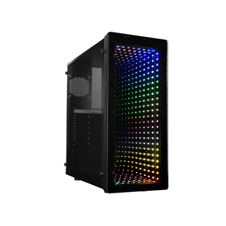 Raidmax Galaxy ATX Mid Tower PC Gaming Computer Case with Front Panel ARGB LED Mirror (Best Mid Tower Case For Air Cooling)