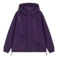 thumbnail image 1 of pstuiky manga larga de hombre, Chaqueta informal de hombre de color liso con capucha, manga larga y bolsillo con cremallera, estilo stormtrooper Tops de hombre l, 1 of 9