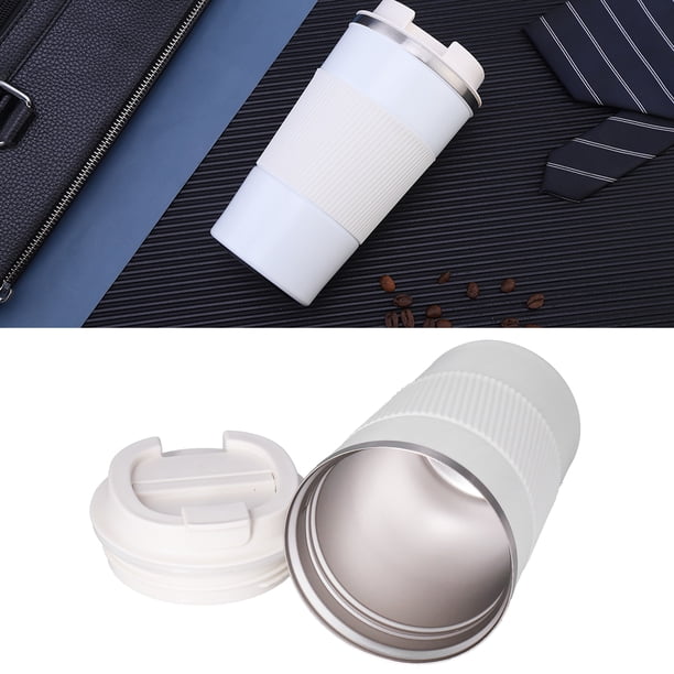Taza de Café, Taza de Café Térmico de Acero inoxidable 380 ml Para Al Aire Libre para el Hogar para el AutomÓVIL