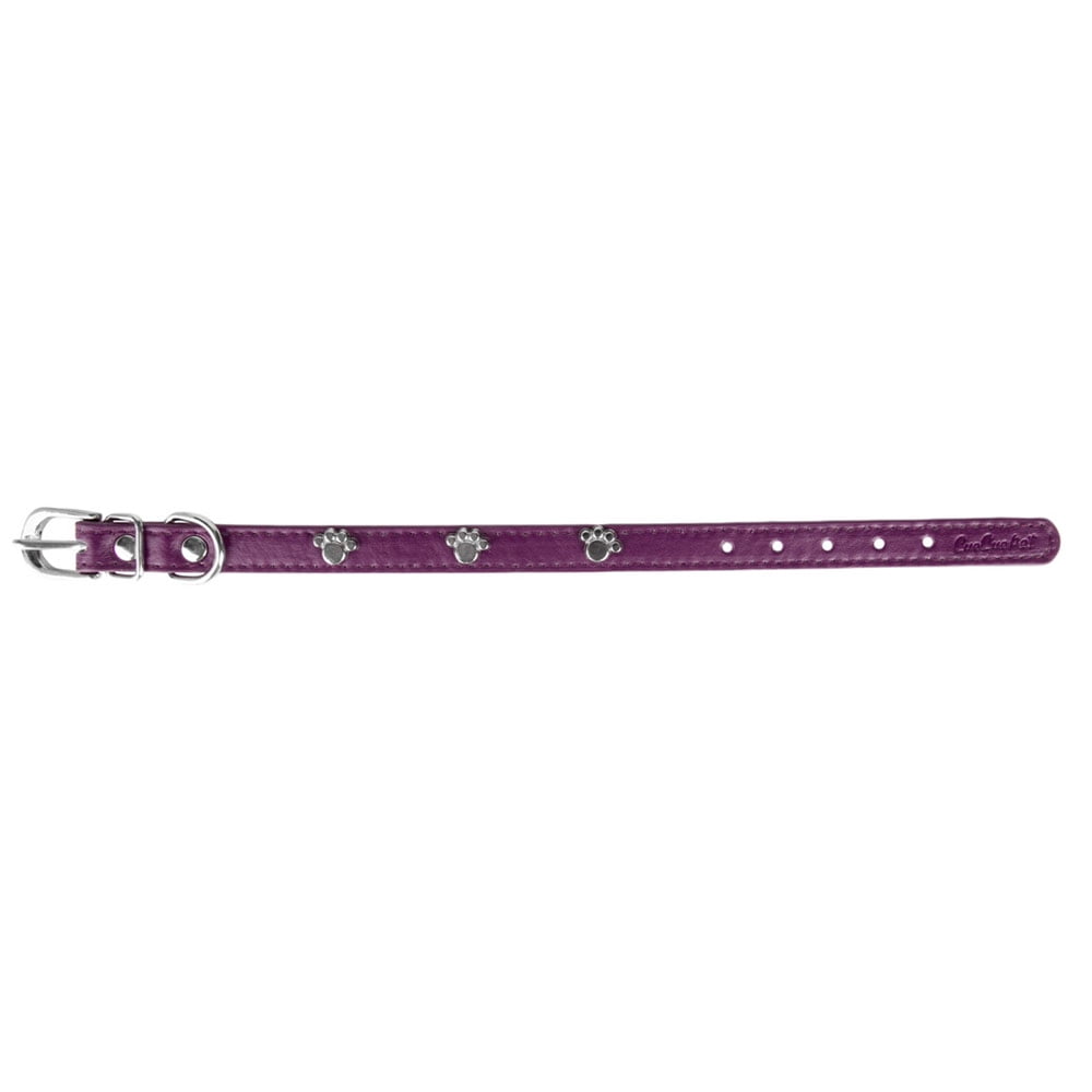 CUECUEPET Adjustable Dog Collar with Embellished Paw Bling Charms [Multiple Sizes]