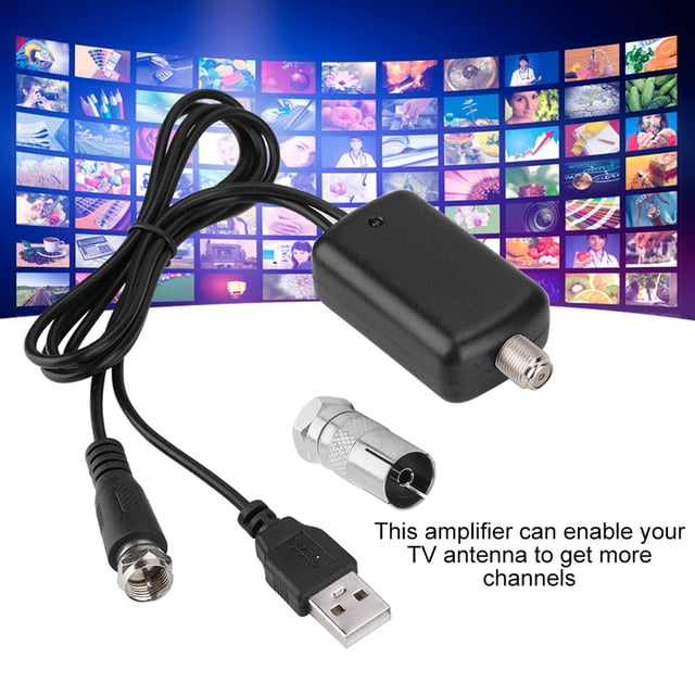 Amplificador de Antena de TV HD Spptty 25dB Amplificador de señal Interior Boost USB TV High Gain