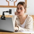 thumbnail image 5 of PinesC 5 Pack Adjustable Document Holder Flexible Rotatable Paper Holder for Typing Desktop Document Holder Paper Stand Copy Holder Clip for Computer Monitor Canvas Clamp (Black) Black, 5 of 5