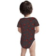 thumbnail image 6 of Rocae Red Ladybugs On Dark Background for Baby Climbing Clothes Soft Baby Romper for Active Infants Comfortable and Breathable Crawling Jumpsuit Unisex Baby Outfit 2 Years, 6 of 8