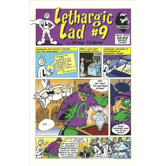 Lethargic Lad (2nd Series) #9 VF ; Lethargic Comic Book