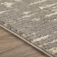 thumbnail image 4 of Addison Rugs Emporium 8' x 10'7" Crosshatch Fabric Area Rug in Mushroom Gray, 4 of 7