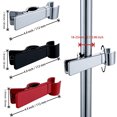thumbnail image 3 of Soporte De Cabezal De Ducha De Aleación De Zinc, Soporte De Varilla De Ducha Ajustable En Altura, Instalación Sin Perforaciones, Abrazadera Adhesiva Para Ducha Con Superficie Brillante Eigraketly HA026811-03, 3 of 6