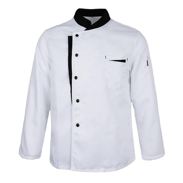 Chaqueta de chef unisex, chaqueta de panadero, ropa de chef, chef, gastronomía, uniforme de hotel. Una L blanca