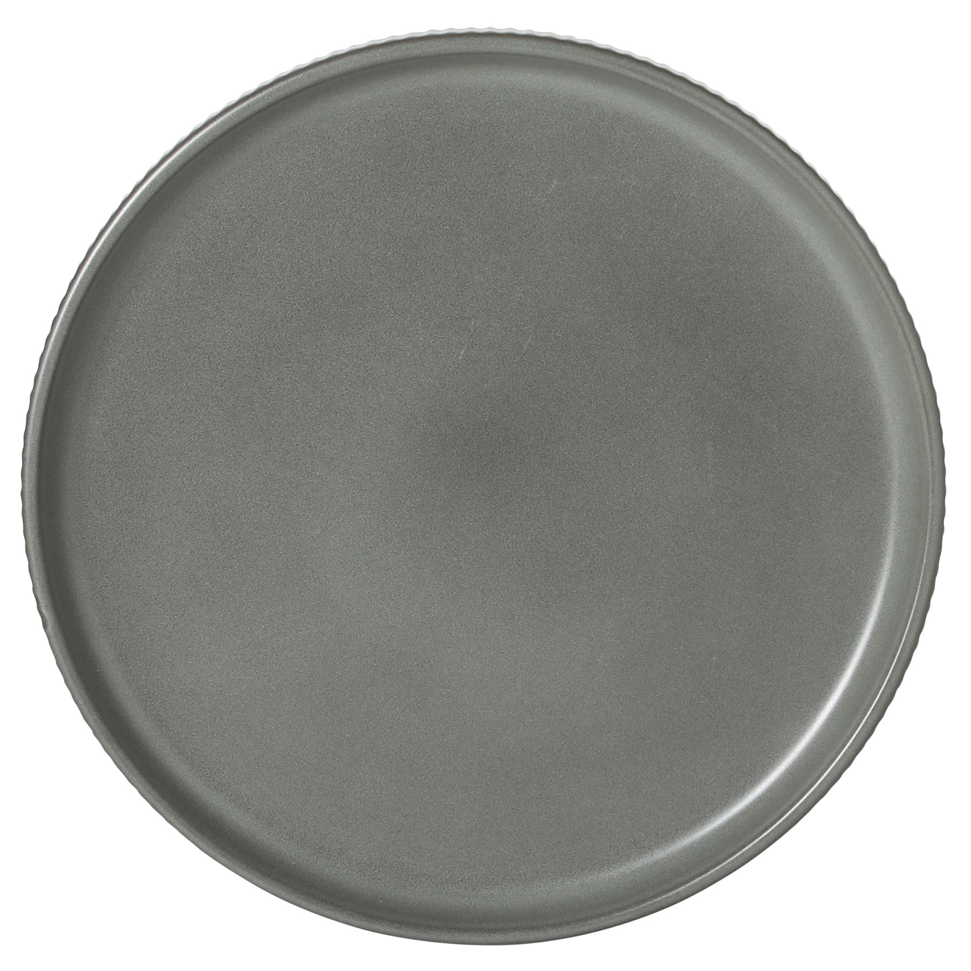 Gibson Elite Townscape Plates and Bowls 12 Piece Dinnerware Set - Grey