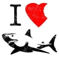 thumbnail image 3 of CafePress - I Love Sharks - Women's Light Pajamas, 3 of 4
