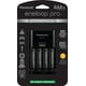 thumbnail image 1 of Cargador de baterías Eneloop Panasonic CC17 con 4 AAA Ni-MH Pro, 1 of 7