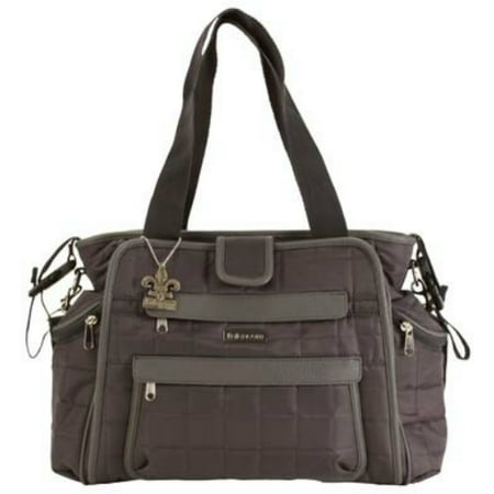 - Kalencom Quilted Nylon Nola Tote Asphalt Diaper Bag