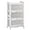 White, variant on 4-Layer Multifunctional Storage Cabinet with Cabinet Door, Kitchen Bread Rack, Pantry Storage Cabinet, Microwave Rack Storage Rack, Study, Living Room, Bedroom, etc (White)