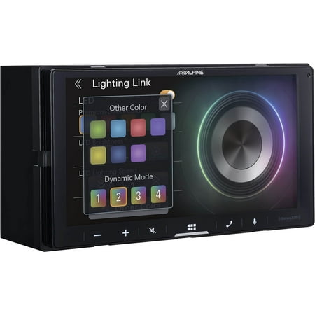 Alpine - 7"  Android Auto and Apple CarPlay Bluetooth Digital Media Receiver - Black