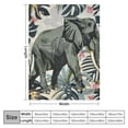 thumbnail image 4 of PIKWEEK Elephant Blanket for Adult Kids Gift Christmas Birthday Valentine's Day Easter Presents Blanket for Elephant Lovers for Bed Couch and Sofa Blanket, 4 of 6