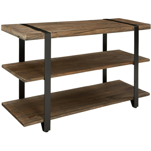 Modesto Media/Console Table, Rustic Natural