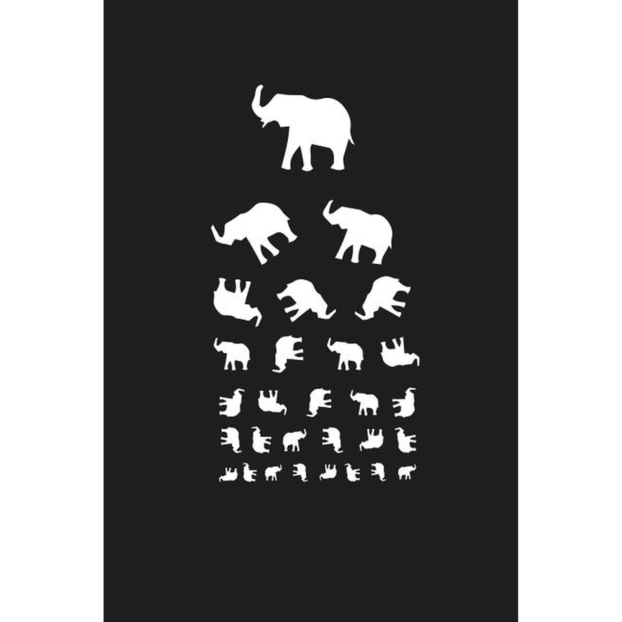 Tumbling Elephants: Animal Eye Chart (Paperback)