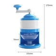 thumbnail image 4 of Openpig Snow Cone Machine Hand Crank, Shaved Ice Maker Machine for Home, Ice Shaver Hand Crank, Slushy Maker Machine, Ice Crusher for Snow Cones, Ideal for Summer Party, 4 of 9
