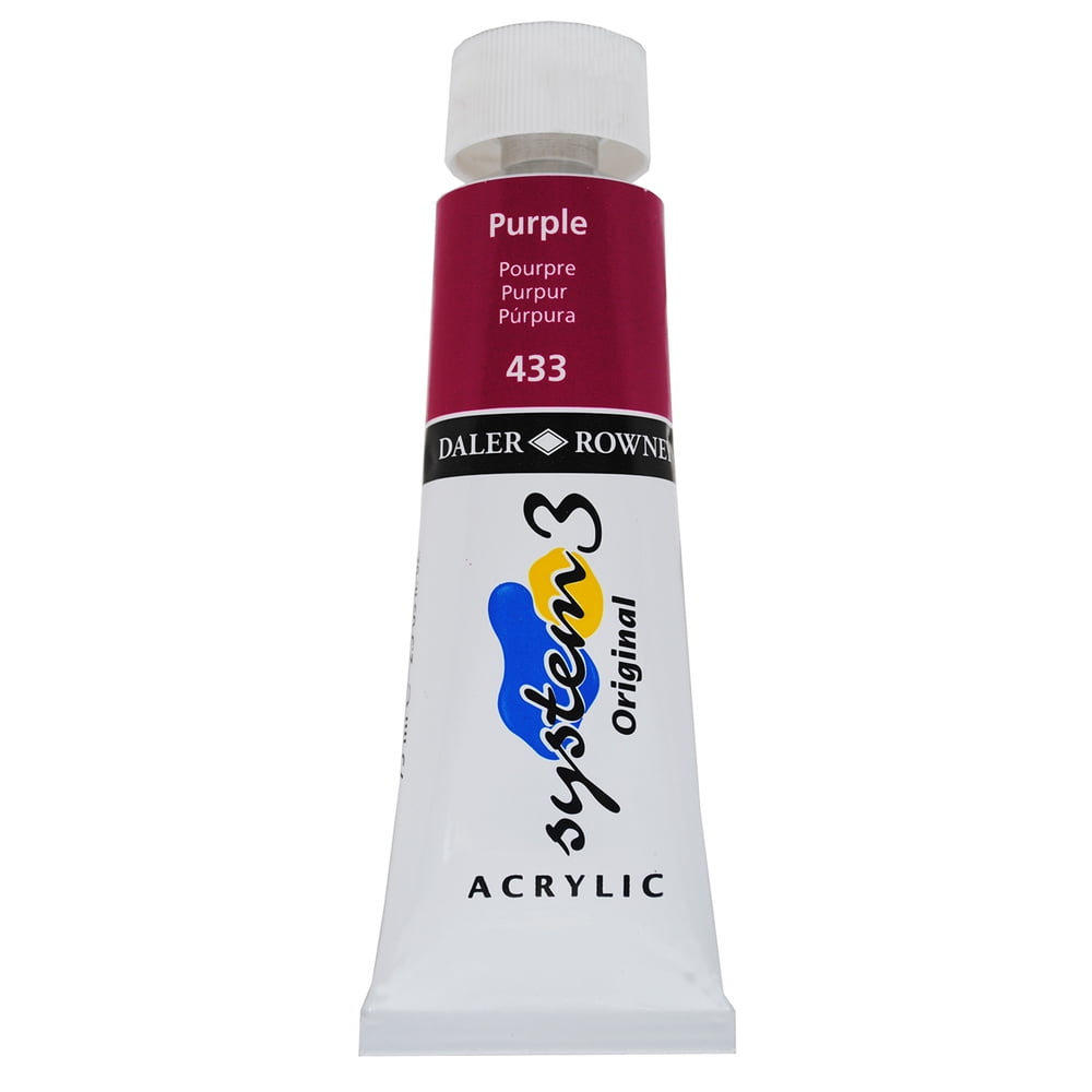 DalerRowney Original System 3 Acrylic, 75ml Tube, Purple