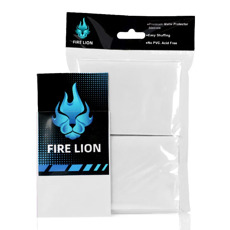 100pcs 66x91mm Card Sleeves For Trading Cards, Matte Card Sleeves Deck Card Protectors, Soft Sleeves For Standard Cards