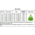 thumbnail image 5 of KAWELL Princess Tiana Dress Party Costume for Little Girls Fancy Christmas/Halloween Child Role Play Green Fairy Skirt with Wings ,3/4t, 5 of 5