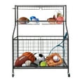 thumbnail image 4 of Garage Sports Equipment Organizer, Ball Storage Rack, Toy Storage Rack, 4 of 16