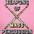 thumbnail image 3 of CafePress - Weapons Of Mass Percussion Women's Dark T Shirt - Women's Traditional Fit Dark T-Shirt, 3 of 4