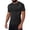#0175-Black, variant on Men's Compression Shirt Short Sleeve Breathable Functional Fitness Compression T-Shirts Running