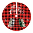 thumbnail image 1 of Matoen12 Christmas Ornaments Christmas Tree Skirt 35.4" Printed Tree Skirt Home Christmas Tree Decoration, 1 of 6