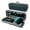 Green, variant on MI&VI AW-9001 Professional Hard Wood Oblong Viola Case (Full Size) | Luxury Silk Interior | High-Density | Hygrometer | Thermometer | Adjustable 15" to 16.5" Violas (Blue)