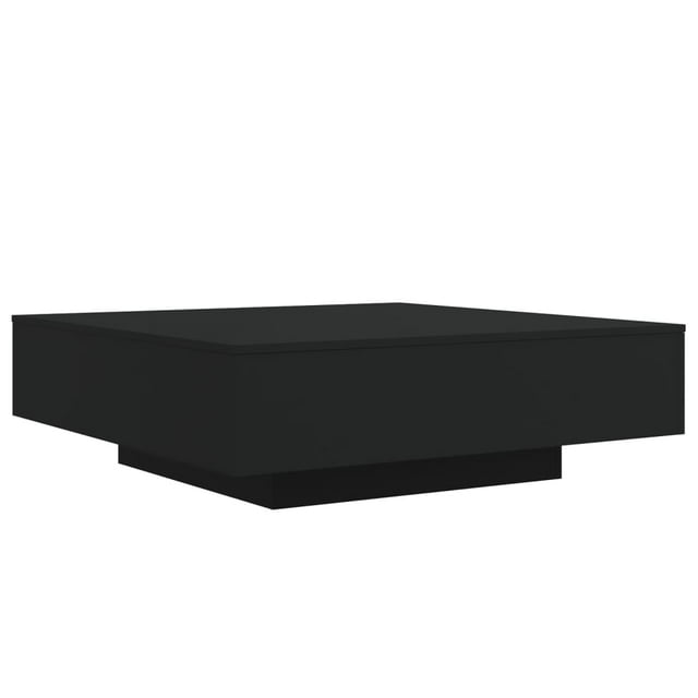 vidaXL Coffee Table with LED Lights Couch End Side Desk Living Room Furniture