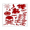 thumbnail image 1 of Pegatina electrostática para ventana de Halloween, fantasma gigante, monstruo, fantasma, sombra, bruja, murciélago de la muerte, esqueleto, Helloween, decoración de fiesta, 1 of 4