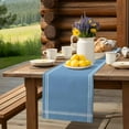thumbnail image 6 of Table Runner Sky Blue Table Decoration for Kitchen Dinning Solid Color Table Decoration for Indoor Outdoor Party Wedding Decor 13x90 Inch, 6 of 7