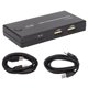 thumbnail image 1 of Conmutador USB USB 2,0, Selector de interruptores, 2 en 4 salidas, gran compatibilidad, adaptador de conmutador periférico de ordenador para trabajar en casa y en la oficina, 1 of 5