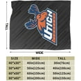 thumbnail image 3 of Utica College Logo Fleece Blanket, Very Soft Microfiber Flannel Blanket for Couch Warm and Cozy for All Seasons, 3 of 6