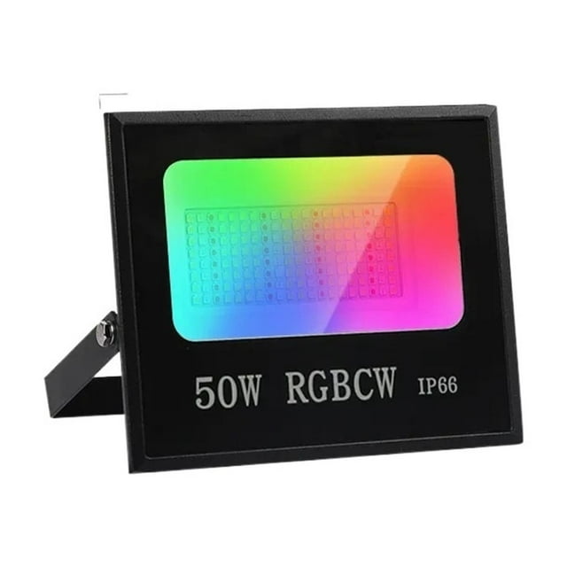 Smart Floodlight LED Reflector Outdoor Lighting 30W 50W 100W RGB Dimmable Warm Cold White Light Support