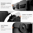 thumbnail image 3 of IP54 Large Outdoor Electrical Box with 6 Pack IP44 Outdoor Extension Cord Safety Cover, Waterproof Electrical Connection Box, Weatherproof Box Protect Power Strip, Outlet, Plug, Socket, Timer,, 3 of 5
