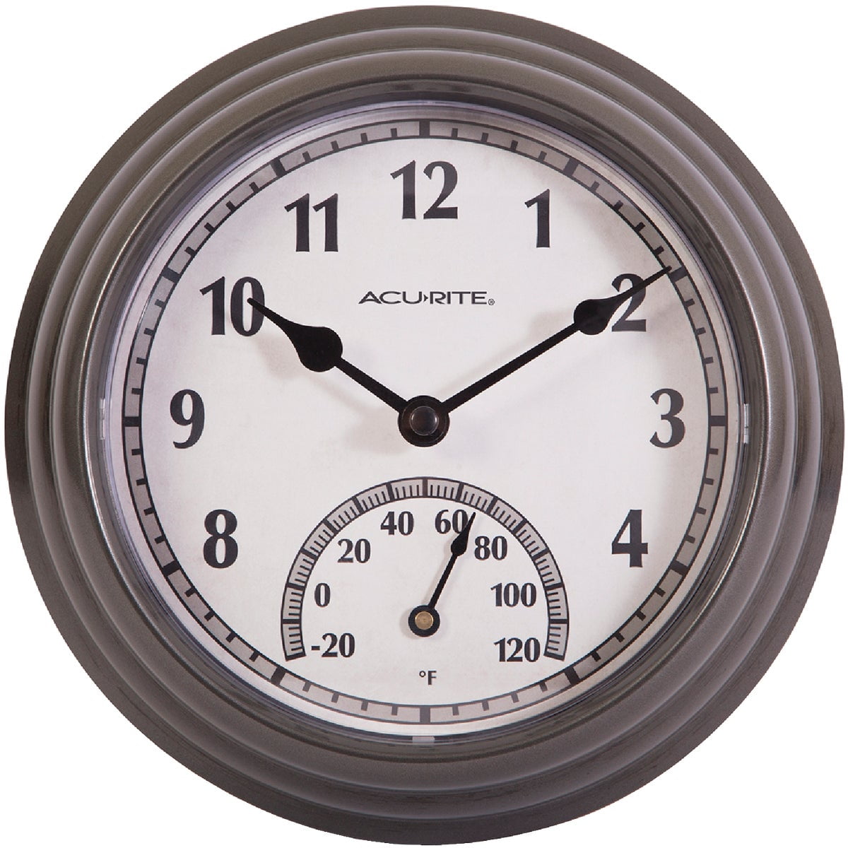 Chaney Instrument Acurite Wall Clock/Thermometer - Single Pack