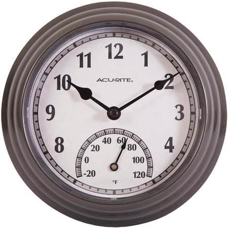 Chaney Instrument Acurite Wall Clock/Thermometer - Single Pack
