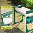 thumbnail image 5 of Garden Kneeler and Seat Foldable Gardening Stool with Extendable Legs Thickened Pad Tool Heavy Duty Support for Elderly Gardening Outdoor Use, 5 of 7