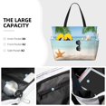 thumbnail image 3 of Fotbe Starfish in Beach Bolsa de Viaje para Playa - Resistente al Agua, Bolsa Tote de Gran Capacidad y Ligera con 7 Bolsillos para Mujeres y Hombres, 3 of 7