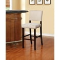 thumbnail image 2 of Linon Clayton Washed Velvet Bar Stool, 30 inch Seat Height, Multiple Colors, 2 of 3