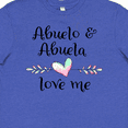 thumbnail image 4 of Inktastic Abuelo and Abuela Love Me- Heart Grandchild Youth T-Shirt, 4 of 5