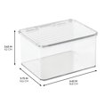 thumbnail image 2 of iDesign Stackable Hinged-Lid Pantry or Kitchen Storage Box - Lidded Storage Box for Organizing Cabinets and Under Sinks, 2 of 8