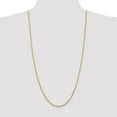 thumbnail image 2 of Leslie's Real 10kt Yellow Gold 2.5mm Diamond-Cut Lightweight Rope Chain; 30 inch; for Adults and Teens; for Women and Men, 2 of 5