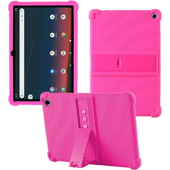 Golden Sheeps Compatible for Walmart Onn 10.1" 3rd gen 2022 Release(Model:100071485) Silicone Case with Stand (Pink)